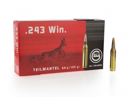 Amunicja .243 Win GECO Teilmantel 6.8g/105gr (20 szt.)